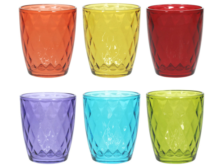 Aller en mode plein écran : Tognana Set de verres colorés, 320ml - Image 1