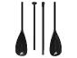 Deux pagaies de stand-up paddle F2 noires, démontables.