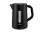 Bouilloire noire SilverCrest de 1,7 litre.