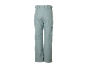 Pantalon de ski bleu clair avec passants de ceinture et une poche latérale.