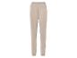 Pantalon de survêtement beige avec taille élastique