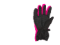 Gants de ski noirs et roses pour enfants avec paume antidérapante