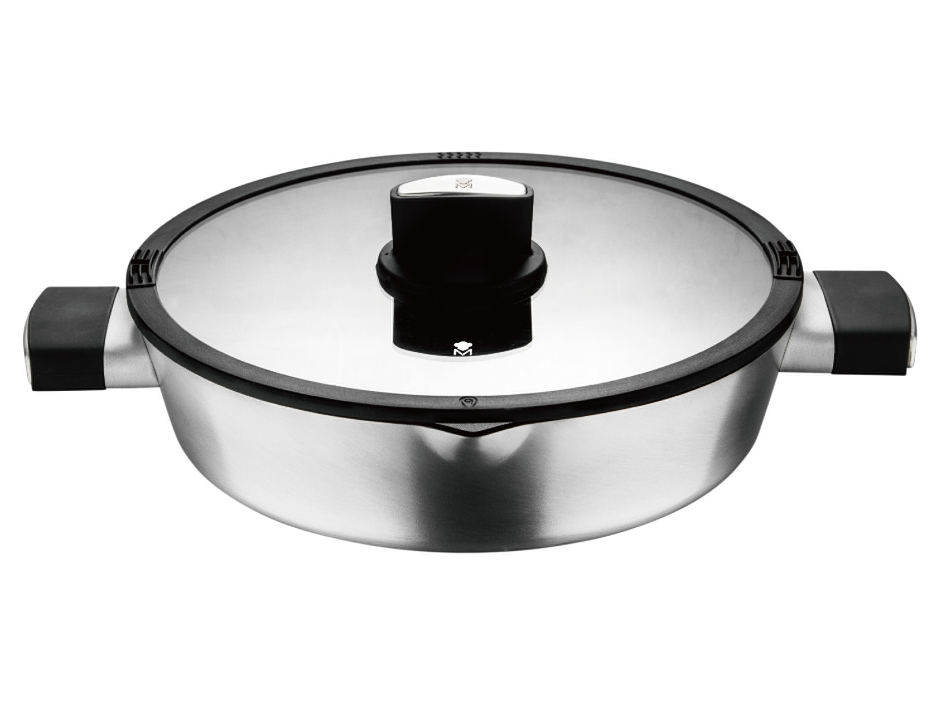 Masterpro Sautoire avec couvercle en verre
