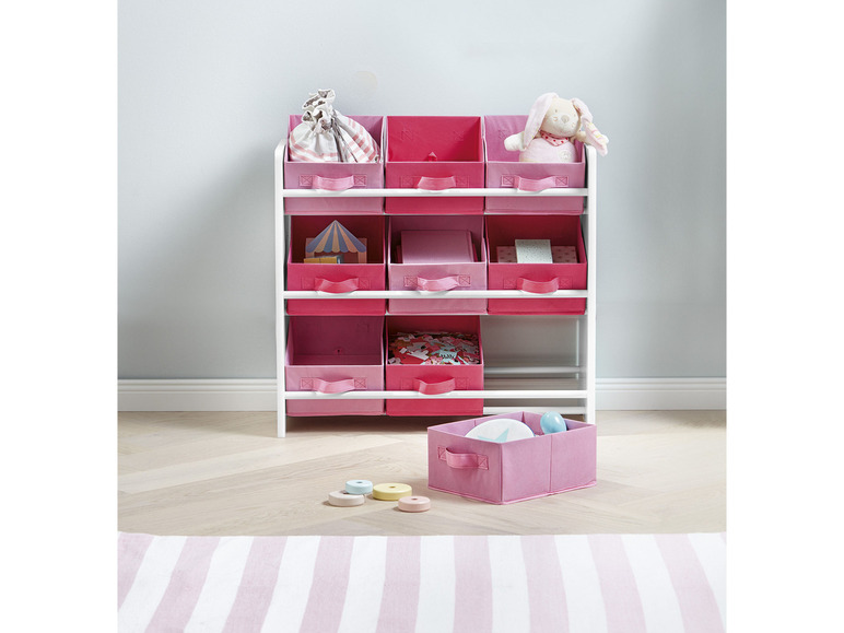 Aller en mode plein écran : LIVARNO home Meuble de rangement pour enfants, avec 9 boîtes textiles - Image 8