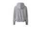 Sweat-shirt à capuche gris clair, vue arrière.