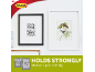 Deux tableaux encadrés sur un mur, avec illustration de capacité de 4 kg.