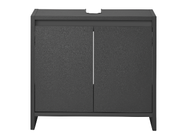 LIVARNO home Meuble sous-vasque Oslo, 60 x 55 x 28 cm, noir