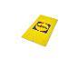 Serviette de plage Lidl jaune avec logo