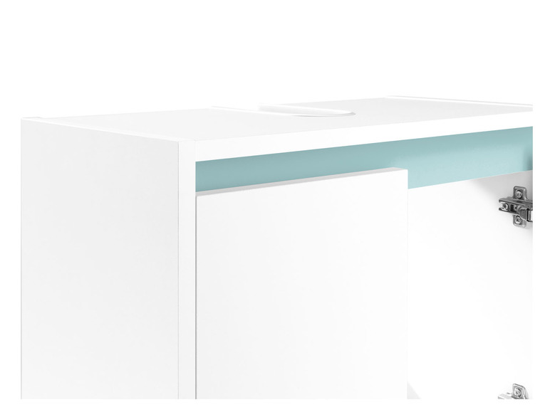 Aller en mode plein écran : LIVARNO home Meuble sous-vasque Oslo, 60 x 55 x 28 cm, blanc mat - Image 10