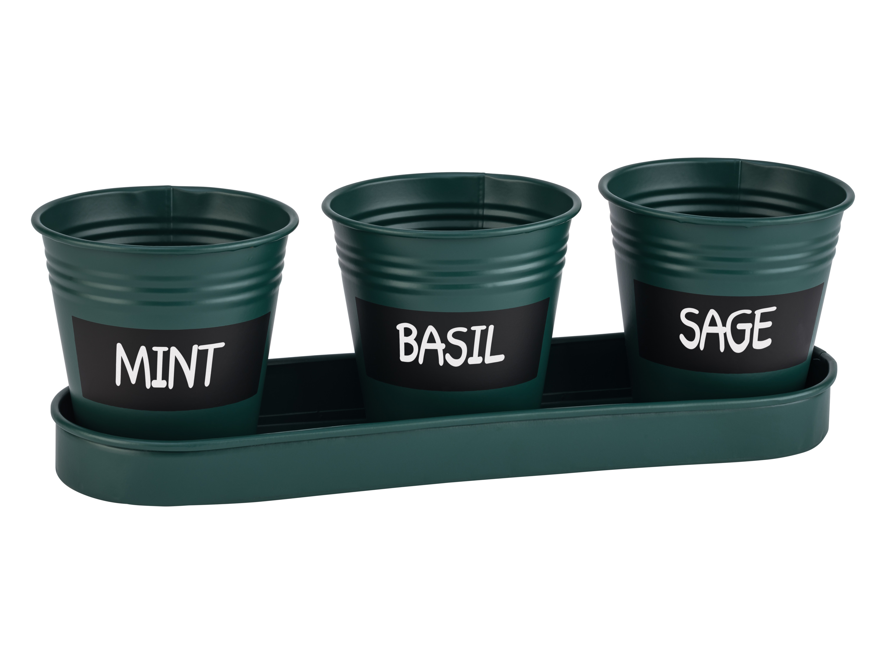 PARKSIDE® Lot de 3 pots pour herbes aromatiques (vert)