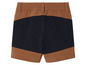 Short garçon marron et bleu.