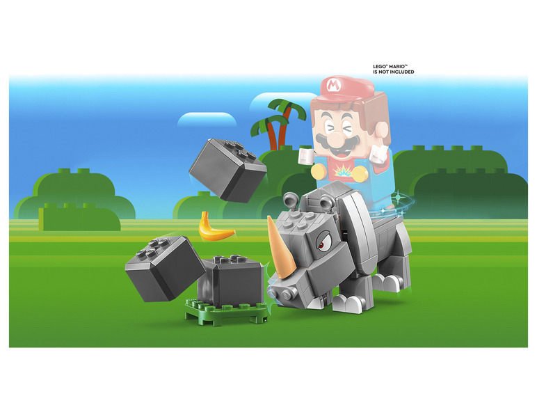 Aller en mode plein écran : LEGO Ensemble d'extension Super Mario™ Rambi le rhinocéros - Image 4