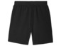 Short de sport noir avec taille élastique.