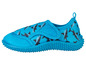 Chaussons d'eau bleus avec motif de requins
