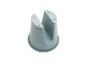 Support en plastique bleu clair pour ustensiles de cuisine avec trous de drainage