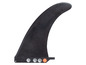 Une aileron Click Fins noire pour une planche de surf.