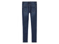 Un jean skinny bleu pour filles.