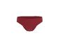Culotte rouge pour femme sur fond noir