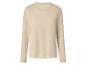 T-shirt beige à manches longues pour femme