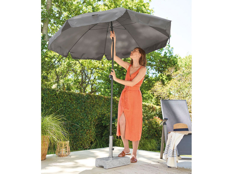 Aller en mode plein écran : LIVARNO home Pied de parasol rectangulaire, en granit, 25 kg - Image 4