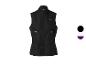 Gilet de sport noir pour femme avec détails réfléchissants