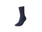 Chaussette individuelle bleu foncé sur fond blanc