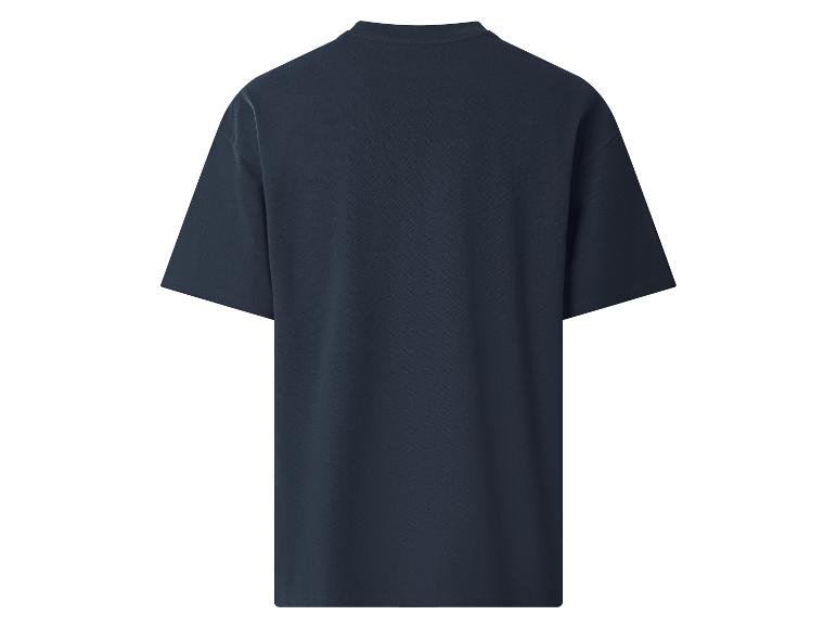 T-shirt bleu marine pour homme, vue de dos