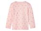 T-shirt rose pour bébé avec imprimé cœurs.