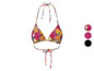Un haut de bikini à imprimé tropical