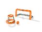 Ensemble gonflable de but de football et de panier de basket avec deux ballons