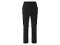 Pantalon noir élégant, coupe droite.