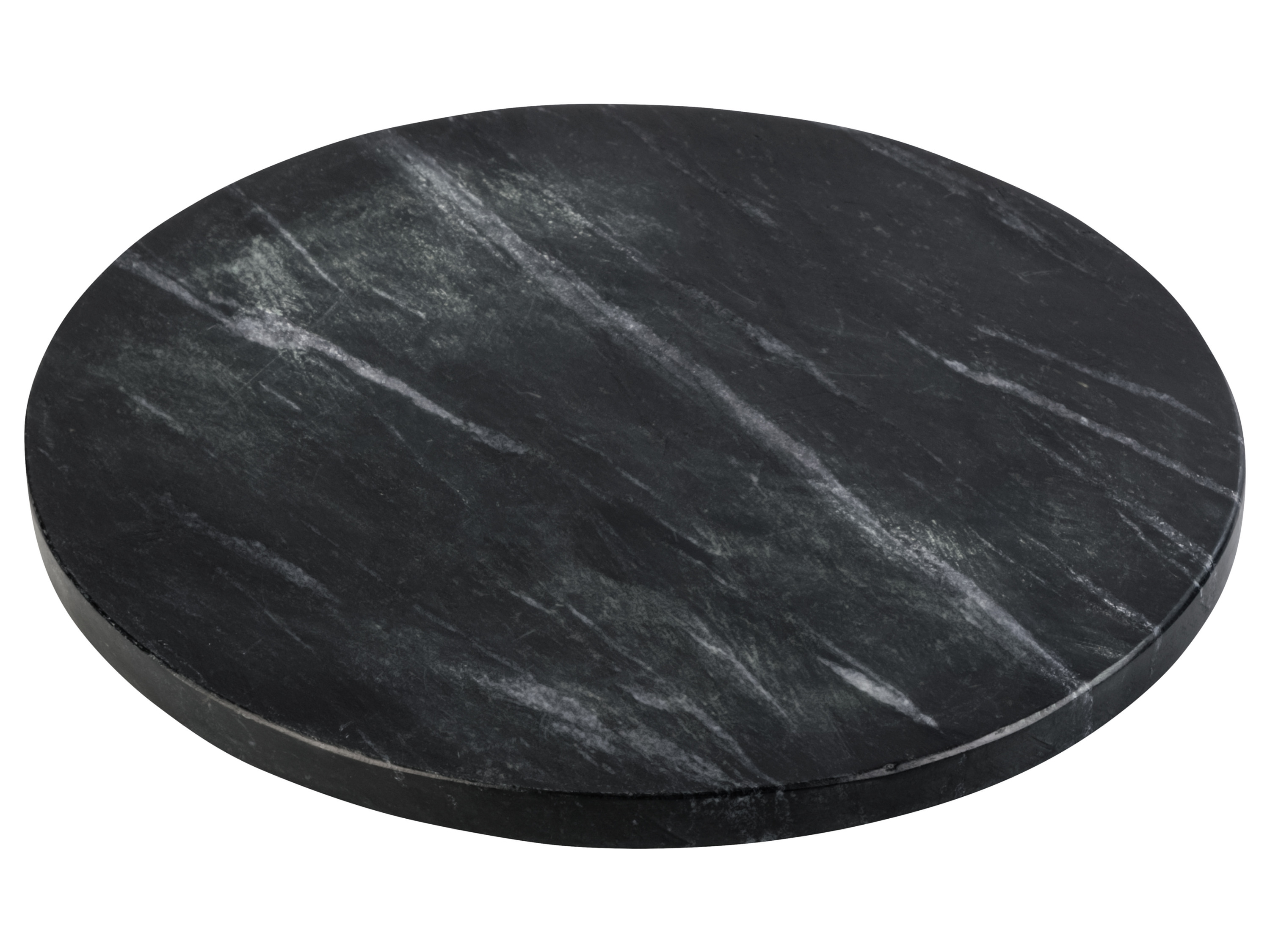 LIVARNO home Plat de service ou dessous de plat (Rond/noir)