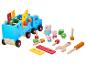 Ensemble de jouets en bois Peppa Pig avec camion, vis, écrous et outils.