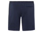Short bleu foncé avec taille élastique.