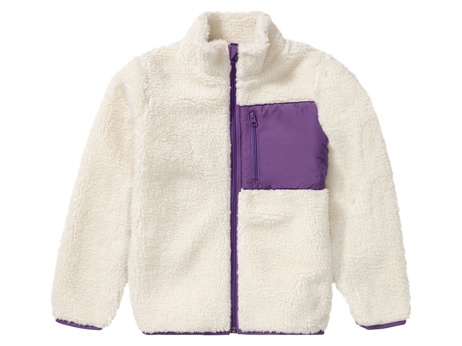 pepperts!® Veste en peluche fille (blanc)