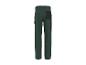 Pantalon de travail vert avec poches foncées à l'arrière et sur le côté