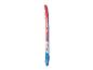Planche de SUP gonflable rouge et bleue avec le texte '10'6' ALLROUND' et les dimensions.