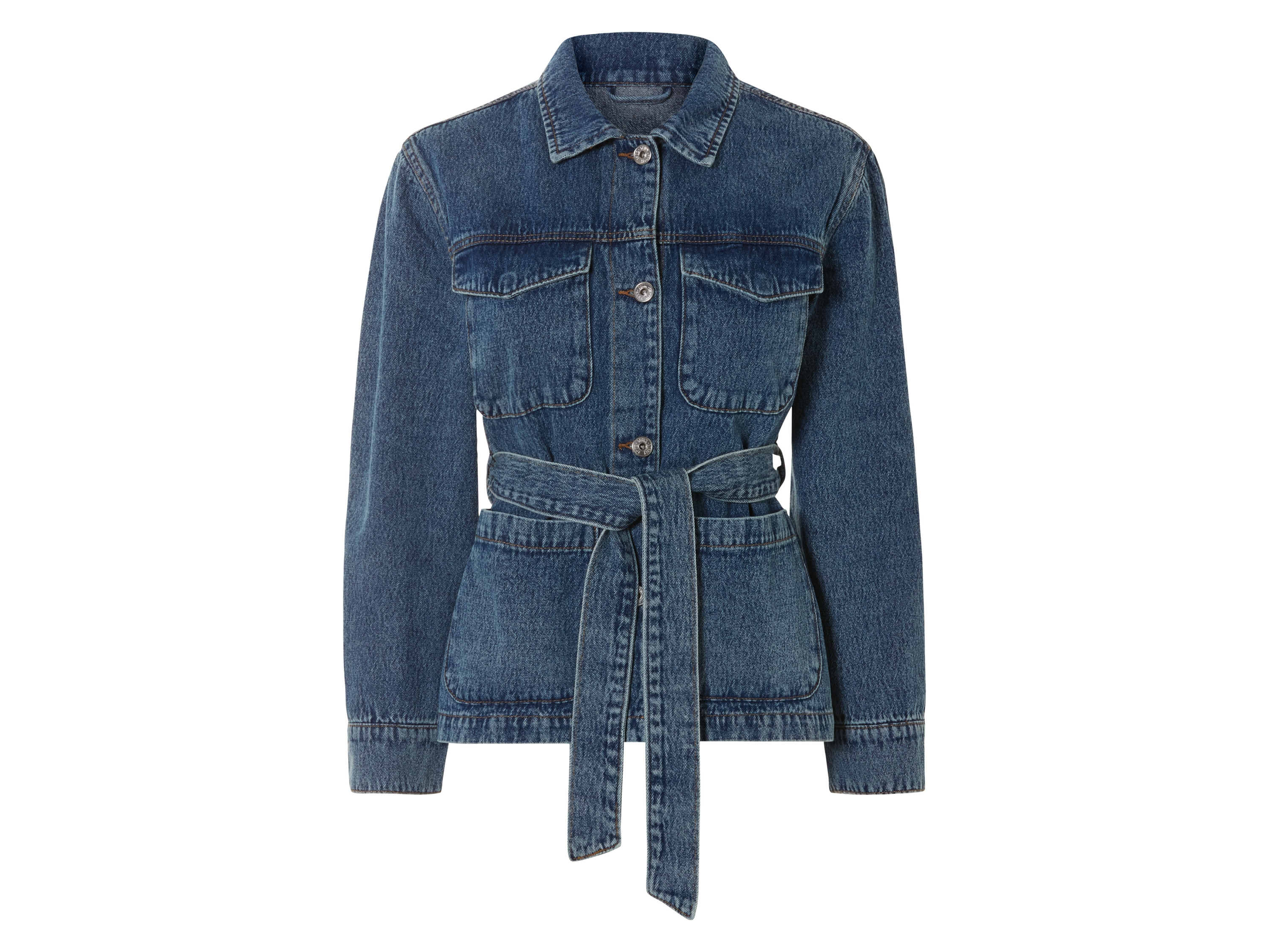 esmara® Veste en jean femme (bleu, 36)