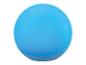Boule lumineuse bleue sur fond blanc