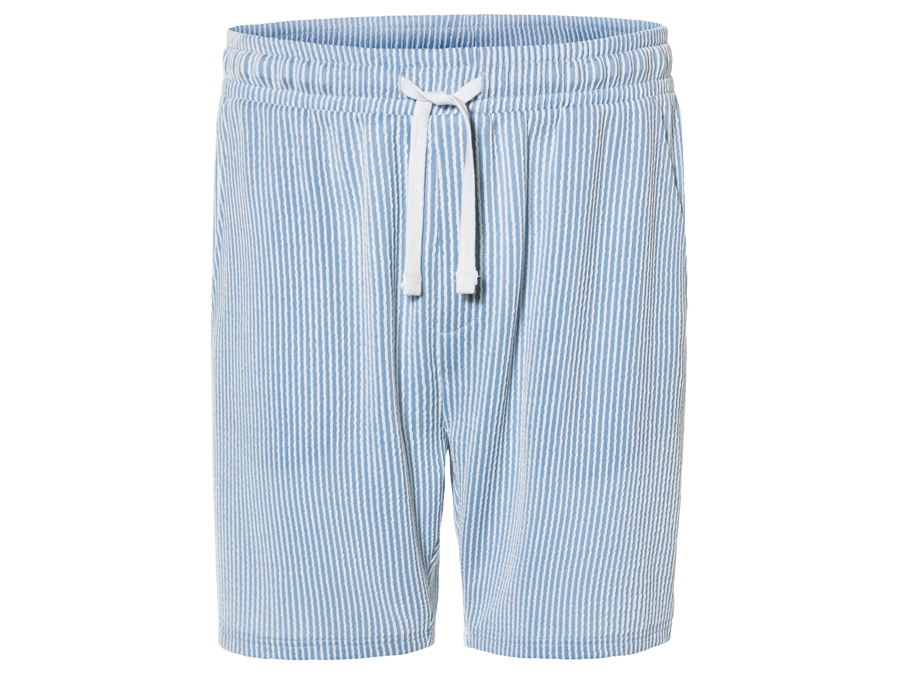 LIVERGY® Short homme (bleu imprimé/blanc)