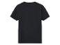 T-shirt noir uni, vue arrière.
