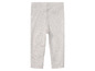 Leggings grises en tricot pour bébés.
