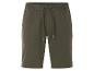Shorts couleur olive avec cordon.
