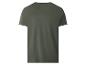 T-shirt homme vert foncé à manches courtes, vue de dos