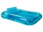 Translucide bleu, bain flottant gonflable.