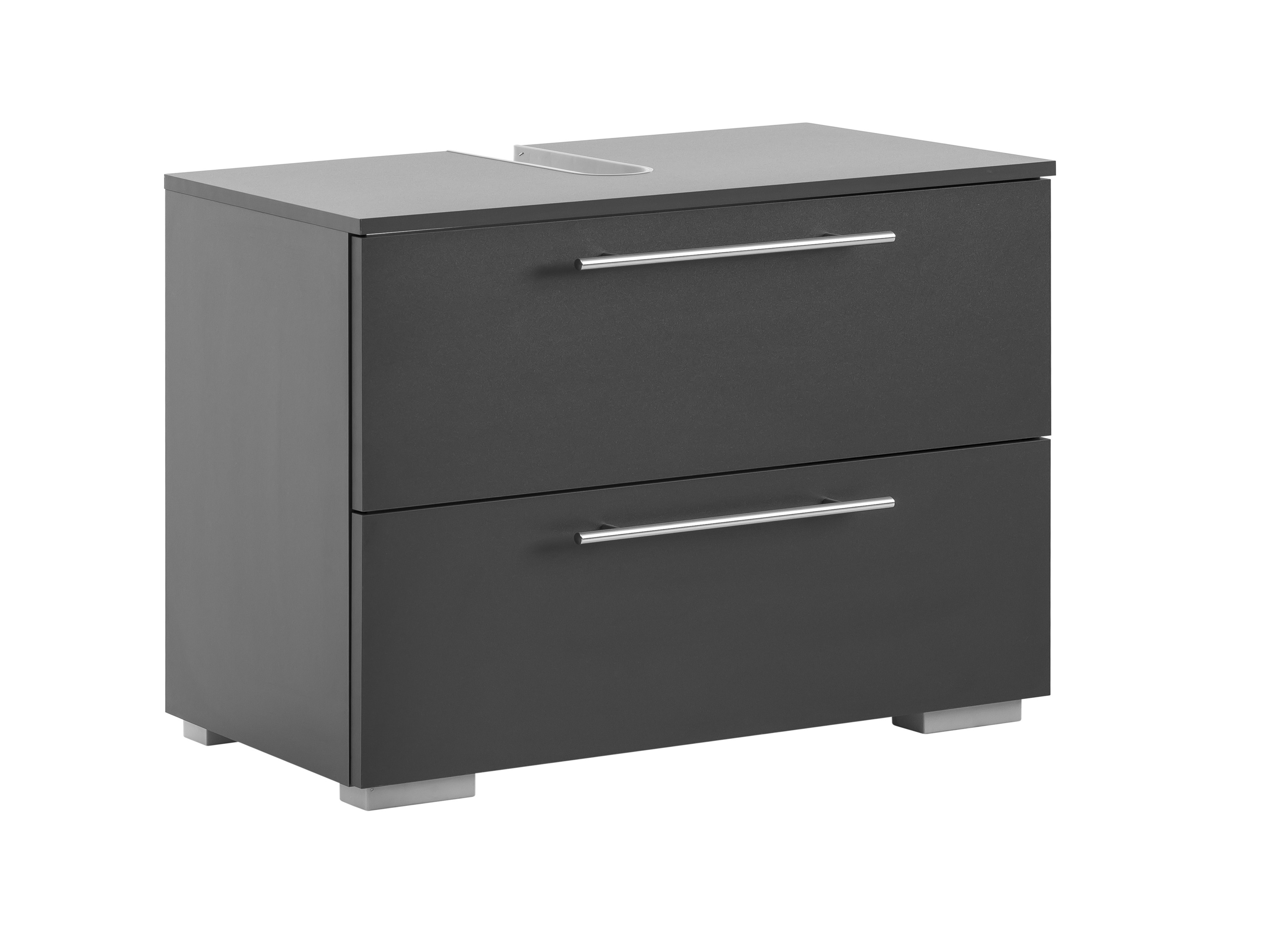 SCHILDMEYER Meuble sous-lavabo, Carlos (Largeur 80 cm, anthracite)