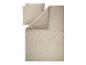 Parure de lit beige en mousseline de coton avec housse de couette et taies d'oreiller