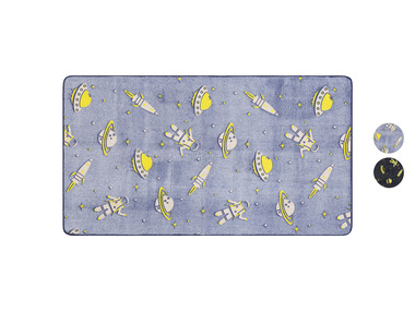 LIVARNO home Tapis effet brillant dans le noir, 80 x 150 cm