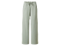 Pantalon large vert clair avec cordon de serrage à la taille.
