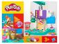 Ensemble de jeu Play-Doh machine à glace avec pâte à modeler colorée et accessoires.